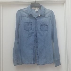 Trendy jean blouse